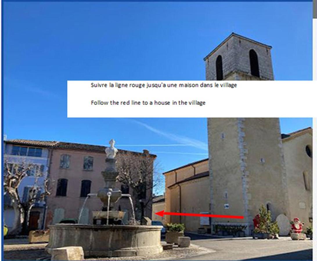 Une Maison Dans Le Village Ribiers 外观 照片